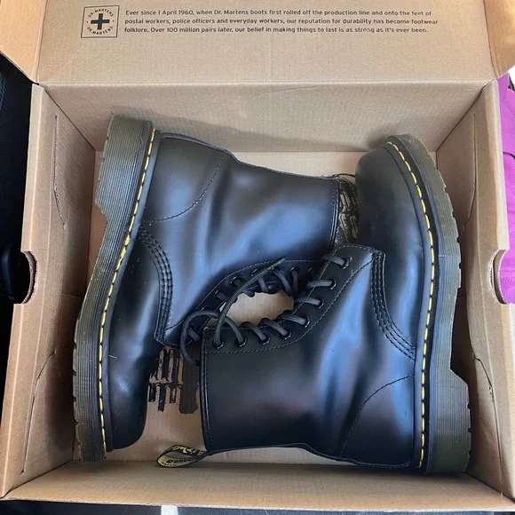 Dr. Martens Black Boots - Picture 2 of 5